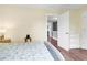 Relaxing bedroom showcasing bright walls, a queen size bed, and a sunny view at 1064 Blackbear Dr, Edisto Island, SC 29438