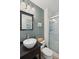Bathroom featuring modern fixtures and a glass-enclosed shower at 1160 Landsdowne Dr, Charleston, SC 29412