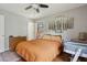 Bedroom with hardwood floors and a ceiling fan at 1160 Landsdowne Dr, Charleston, SC 29412