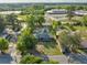 Aerial view of the property, showcasing surrounding community at 121 Harrison St, Varnville, SC 29944