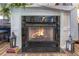 Close-up of the fireplace featuring decorative molding and granite hearth at 127 Travis Hill Rd, Moncks Corner, SC 29461
