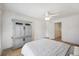 This bedroom features light colored wooden floors and a built-in grey hutch at 1280 Waterfront Dr, Mount Pleasant, SC 29464