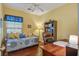 Bedroom designed as an office with a desk, bookshelf, and a comfortable daybed at 1335 Hopton Cir # 1335, Mount Pleasant, SC 29466