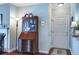 Charming foyer with hardwood floors, secretary desk, and traditional decor at 1335 Hopton Cir # 1335, Mount Pleasant, SC 29466