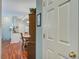 Kitchen entrance featuring hardwood floors, and open dining area view at 1335 Hopton Cir # 1335, Mount Pleasant, SC 29466