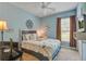 Serene main bedroom with a queen-size bed, carpet flooring, and natural light at 1335 Hopton Cir # 1335, Mount Pleasant, SC 29466