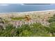 Aerial view of charming vacation home complex with beach access and beautiful water views at 1376 Pelican Watch Villas, Seabrook Island, SC 29455