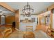 Charming kitchen with a view of the breakfast area and featuring hardwood floors at 152 Candace Dr, Ridgeville, SC 29472