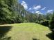Expansive and beautifully landscaped grassy yard, offering plenty of space and privacy at 152 Candace Dr, Ridgeville, SC 29472