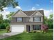 Charming two-story home with a landscaped yard, attached two car garage, and neutral color palette at 216 Palfrey Dr, Ridgeville, SC 29472