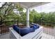 Relax on this comfortable porch swing and enjoy the peaceful outdoor setting at 2213 Rolling Dune Rd, Seabrook Island, SC 29455