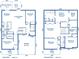Detailed floor plan showcasing the layout of the first and second floors at 2234 Mother Of Pearl Dr, Mount Pleasant, SC 29466