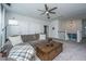 Neutral toned living room with white doors and a stairway view at 2234 Mother Of Pearl Dr, Mount Pleasant, SC 29466