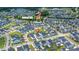 Aerial view of the neighborhood highlighting the pool and other community amenities at 238 Bird Song Path, Summerville, SC 29485