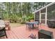 Backyard deck with charcoal grill and outdoor seating, perfect for entertaining at 2467 Bergeron Way, Mount Pleasant, SC 29466
