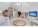 Upstairs bonus room featuring a large TV and play area at 2467 Bergeron Way, Mount Pleasant, SC 29466