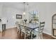 Well-lit dining room with a view of the backyard, creating a pleasant atmosphere at 2467 Bergeron Way, Mount Pleasant, SC 29466