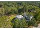 An aerial view showcasing the property, surrounded by lush greenery and neighborhood homes at 2790 Burden Creek Rd, Johns Island, SC 29455