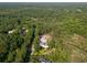 Breathtaking view from above of the homes nestled in the lush greenery of the trees at 2790 Burden Creek Rd, Johns Island, SC 29455