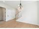Entryway with modern lighting and staircase at 2790 Burden Creek Rd, Johns Island, SC 29455