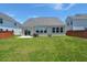 Well-maintained backyard featuring a patio, green lawn, and partial fence at 341 Witch Hazel St, Summerville, SC 29486