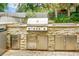 Built-in outdoor grill with stainless steel doors and drawers, perfect for outdoor cooking at 3632 Locklear Ln, Mount Pleasant, SC 29466