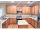 Kitchen features stainless steel appliances, granite countertops, and a stylish tile backsplash at 3632 Locklear Ln, Mount Pleasant, SC 29466
