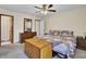 Bedroom with dresser, closet, and neutral tones perfect for relaxation at 406 Carolina Cir, Ladson, SC 29456