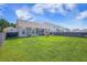 Spacious back yard featuring a well-maintained lawn and a view of the home's exterior at 413 Eagleview Dr, Moncks Corner, SC 29461