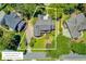 Aerial view of a beautiful home featuring well-maintained landscaping with property line at 4227 Sawgrass Dr, North Charleston, SC 29420