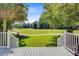 Scenic golf course view from the deck, perfect for outdoor relaxation at 4227 Sawgrass Dr, North Charleston, SC 29420