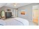 Comfortable bedroom with neutral color palette and a ceiling fan at 4227 Sawgrass Dr, North Charleston, SC 29420