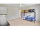 This bedroom features a bunk bed, a ceiling fan, and neutral carpeting at 4227 Sawgrass Dr, North Charleston, SC 29420