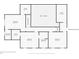 Second floor plan showcasing the layout of the bedrooms, closets and bathrooms at 4227 Sawgrass Dr, North Charleston, SC 29420