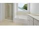 Bathroom with tub, shower and vanity at 517 Yukon Ct, Summerville, SC 29485
