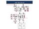 Floorplan showing the layout of The Branham model home, including room dimensions and overall property design at 754 Minton Rd, Charleston, SC 29414