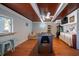 Finished basement with a foosball table, bar area, seating, and entertainment options at 764 Post Oak Dr, Mount Pleasant, SC 29464