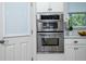 Built-in stainless steel oven and microwave in a modern kitchen setting at 764 Post Oak Dr, Mount Pleasant, SC 29464