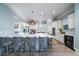 Well-appointed kitchen featuring a large island with bar seating and modern appliances at 764 Post Oak Dr, Mount Pleasant, SC 29464
