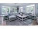Spacious living room featuring a large sectional sofa and neutral decor at 764 Post Oak Dr, Mount Pleasant, SC 29464