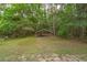 Large, covered carport surrounded by mature trees and a well-manicured lawn at 8346 Chisolm Plantation Rd, Edisto Island, SC 29438