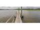 Well-maintained private dock and water access ideal for boating and outdoor activities at 8346 Chisolm Plantation Rd, Edisto Island, SC 29438