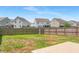 Spacious backyard with a wood fence, offering privacy and room for outdoor activities at 9923 Honeylocust Ln, Ladson, SC 29456