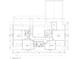 Second floor plan displaying bedrooms, bathrooms, and a media room in a detailed architectural layout at 0 Faulkner Dr, Mount Pleasant, SC 29466