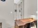 This office features a dark wood desk with lots of space and a view into a hallway at 1093 Ave Of Oaks, Charleston, SC 29407