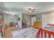 Spacious bedroom features hardwood floors and custom built in shelves at 121 Woodland Dr, Summerville, SC 29485