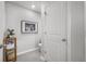 Bathroom featuring modern finishes, a nearby toilet and vanity, and neutral paint at 1387 Thin Pine Dr, Johns Island, SC 29455