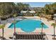 Stunning community pool area with palm trees, fountains, and a covered picnic area at 1446 Crane Creek Dr, Mount Pleasant, SC 29466