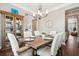 Cozy dining room with classic wooden table and matching chairs at 1446 Crane Creek Dr, Mount Pleasant, SC 29466