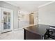 Upstairs office area, showing balcony access and built-in desk and office chair at 1446 Crane Creek Dr, Mount Pleasant, SC 29466